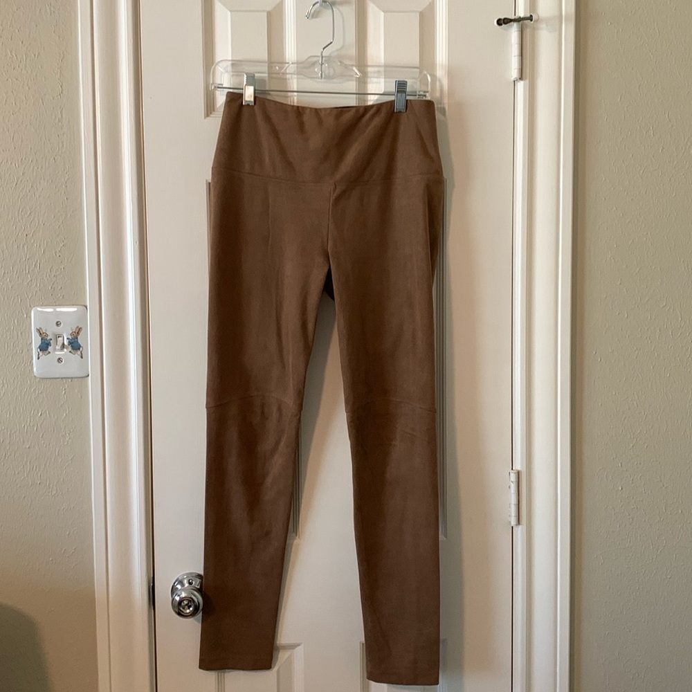 Lyses Leggings Brown Suede Medium